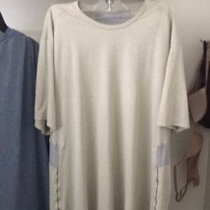 Lululemon tan surge running shirt XXL
